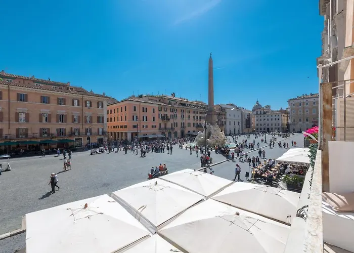 New! Amazing Piazza Navona View Apartment Rom