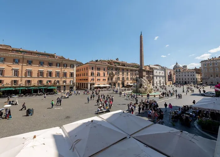 New! Amazing Piazza Navona View Rom